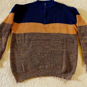 Women’s large quarter-zip sweater